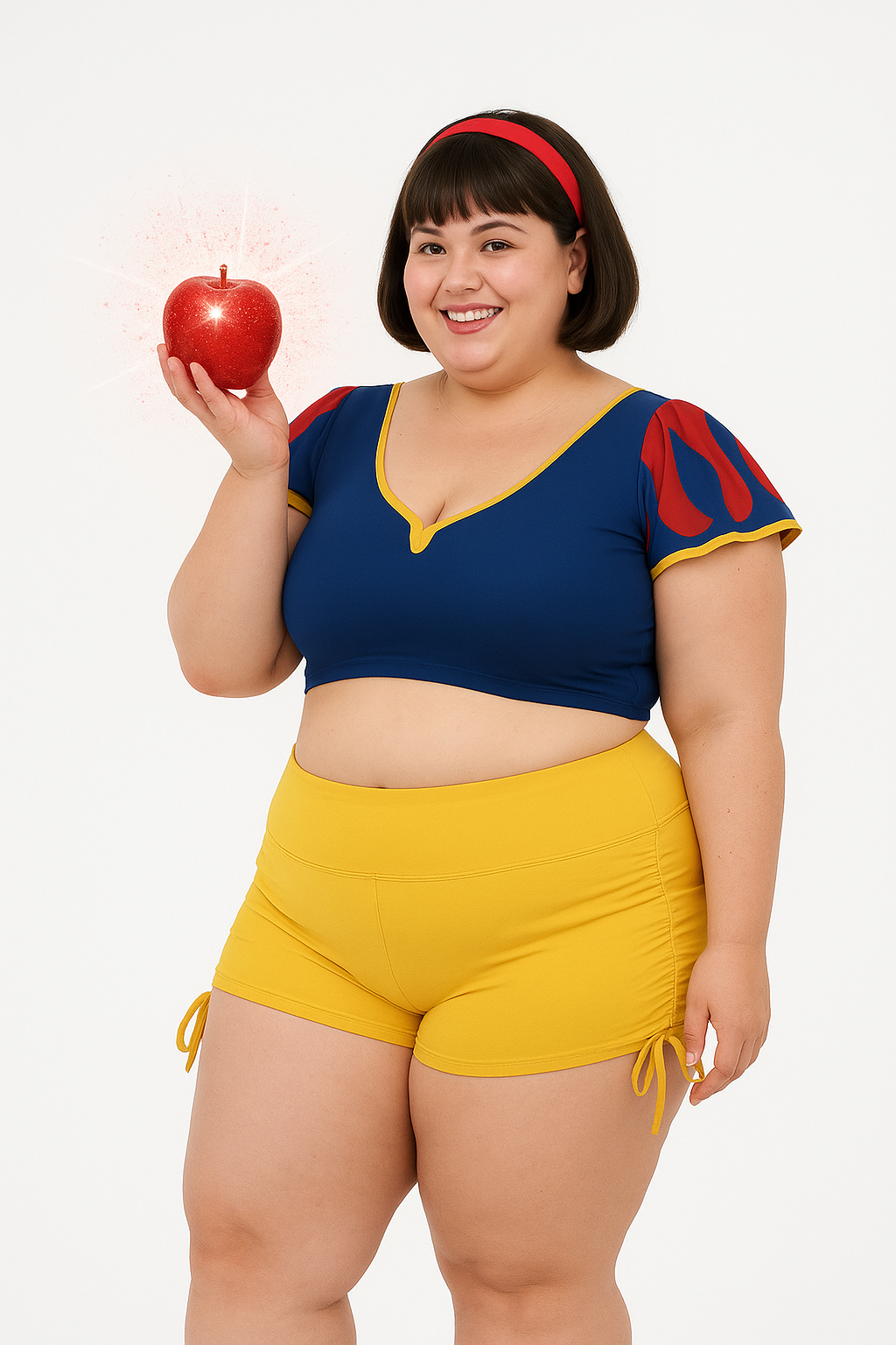 Cosplay conjunto disfraz Blanca nieves curvy plus