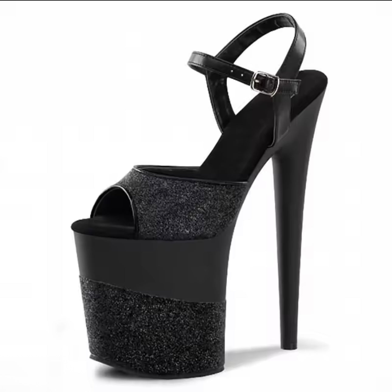 Zapatillas glitter 8”