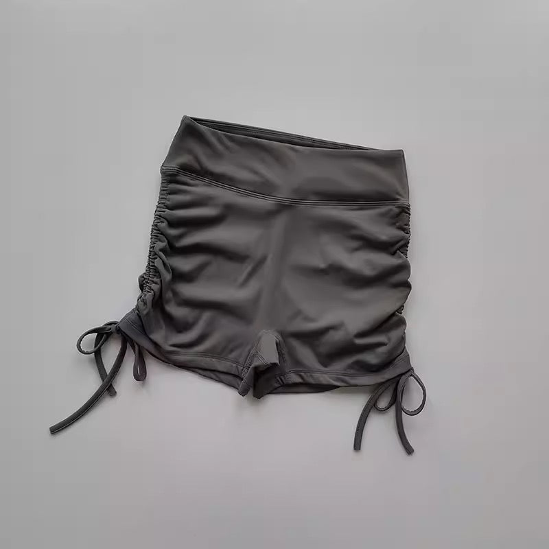 Short jaretas largo cintura super alta