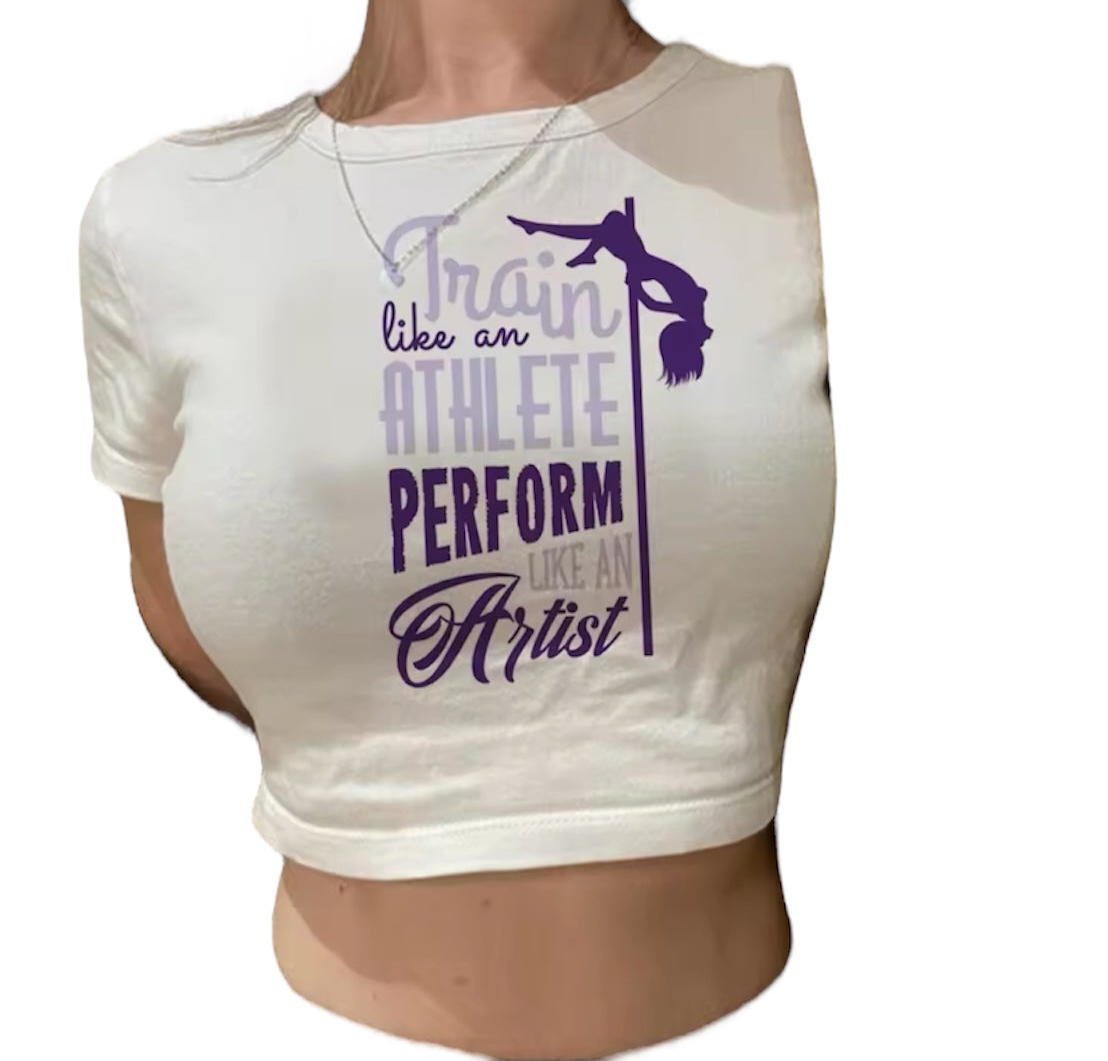 Crop top playeritas de Pole Dance