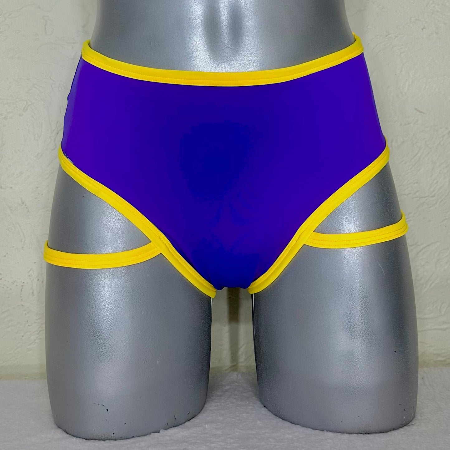 X Pedido Cachetero arnés lateral amarillo/morado