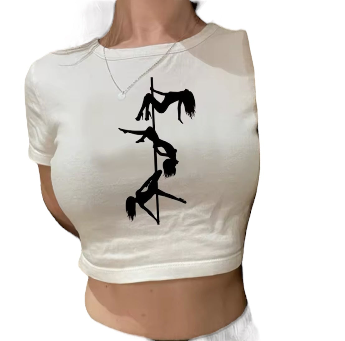 Crop top playeritas de Pole Dance