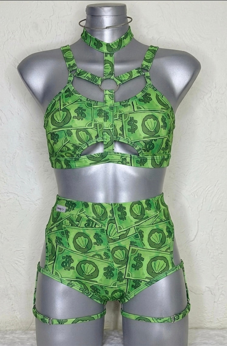 Conjunto Exotic Arnés money 🦀 🧽 🐙