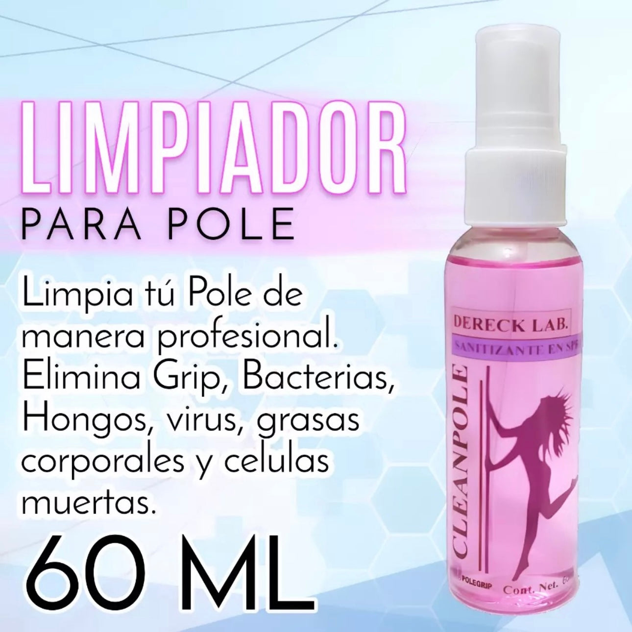 Grip dereck labs con clean pole 60ml