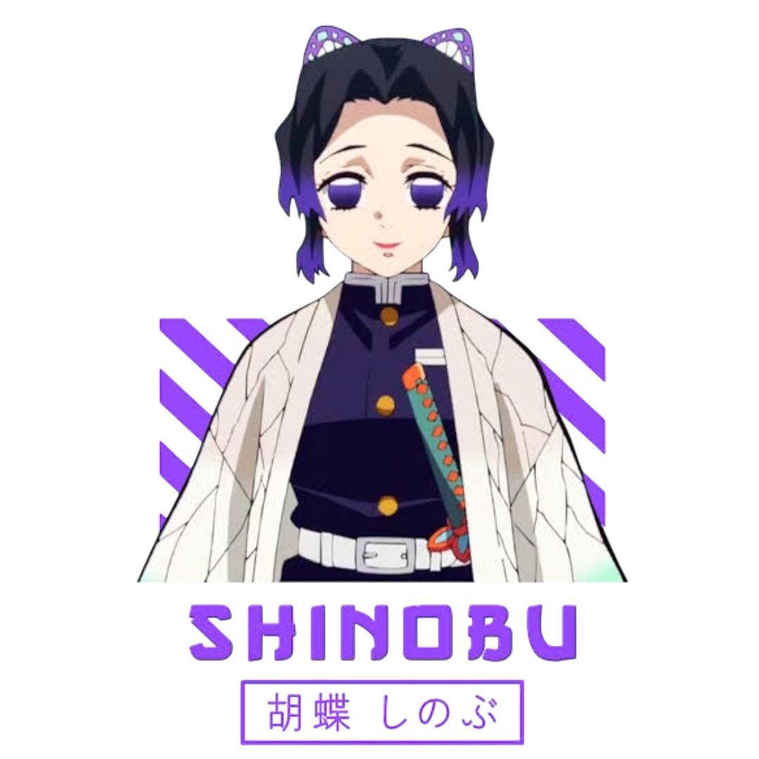 Cosplay shinobu Demon Slayer top, short y capa