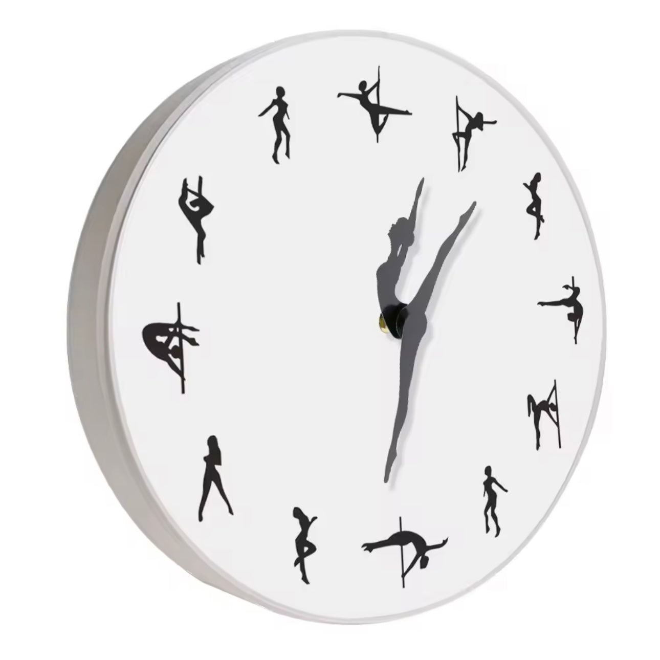 Reloj Pole Dancer de pared de Luz Led con control remoto