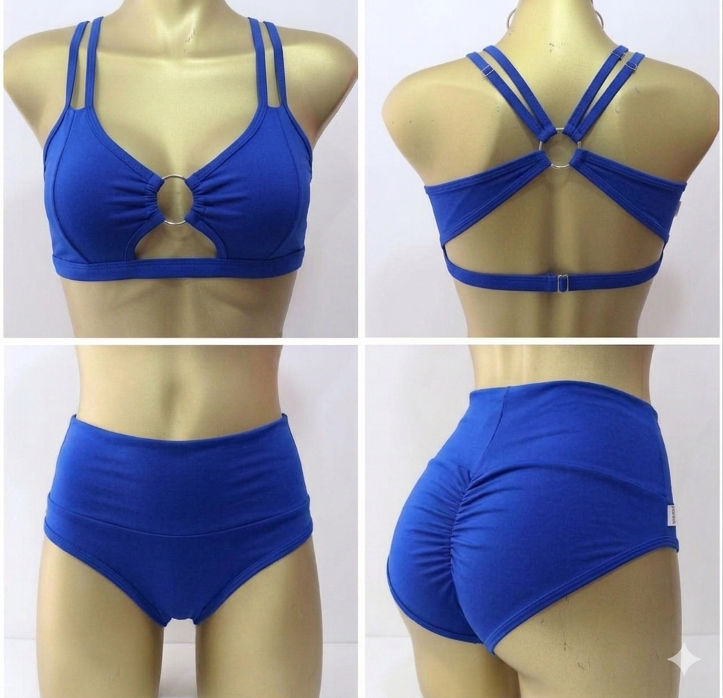 Conjunto “Spin Set” Azul rey
