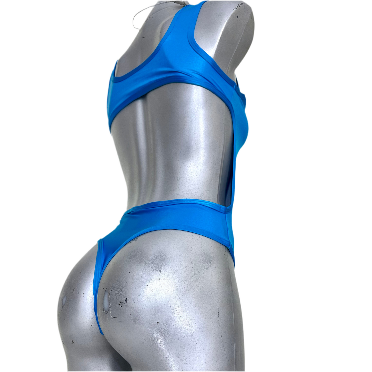 X Pedido Body Vixen azul tipo vinipiel