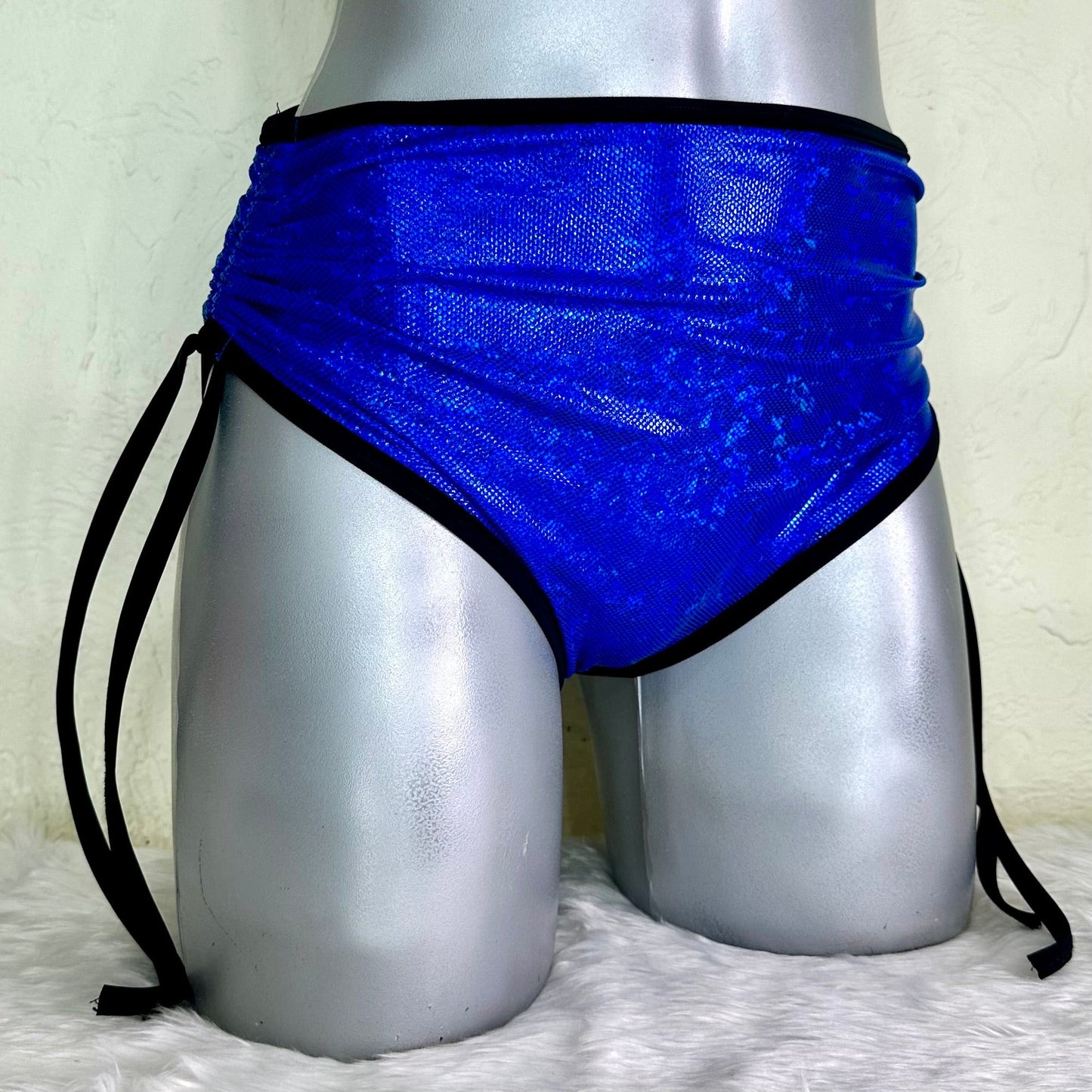 Cachetero jaretas pin-up azul holograma