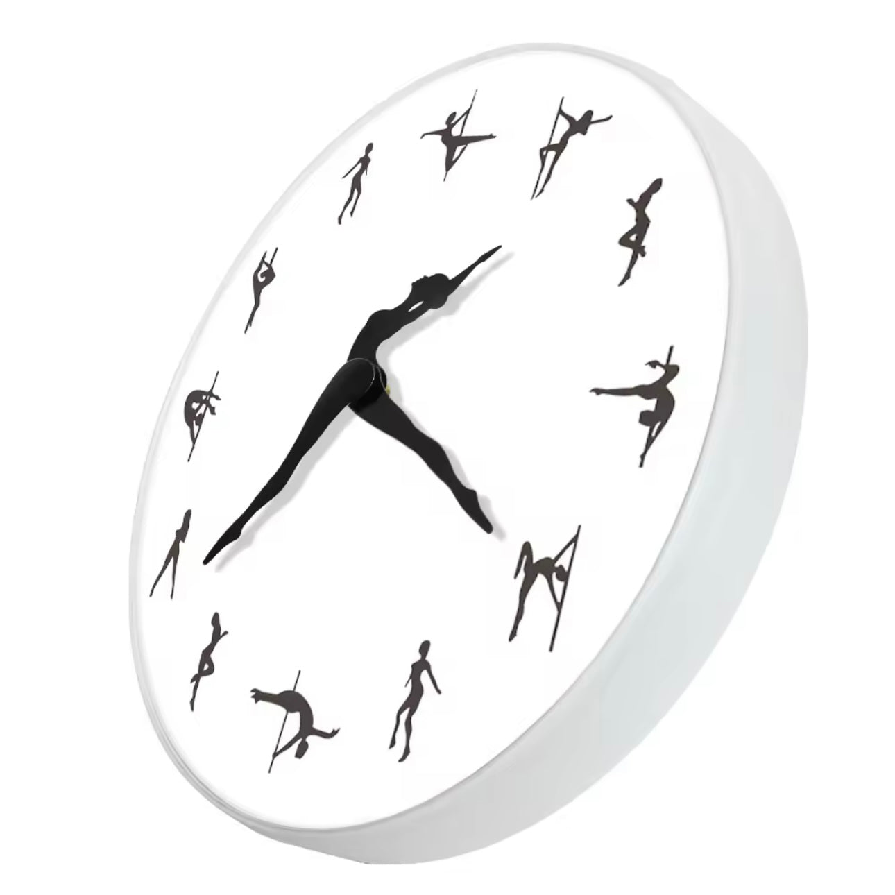 Reloj Pole Dancer de pared de Luz Led con control remoto