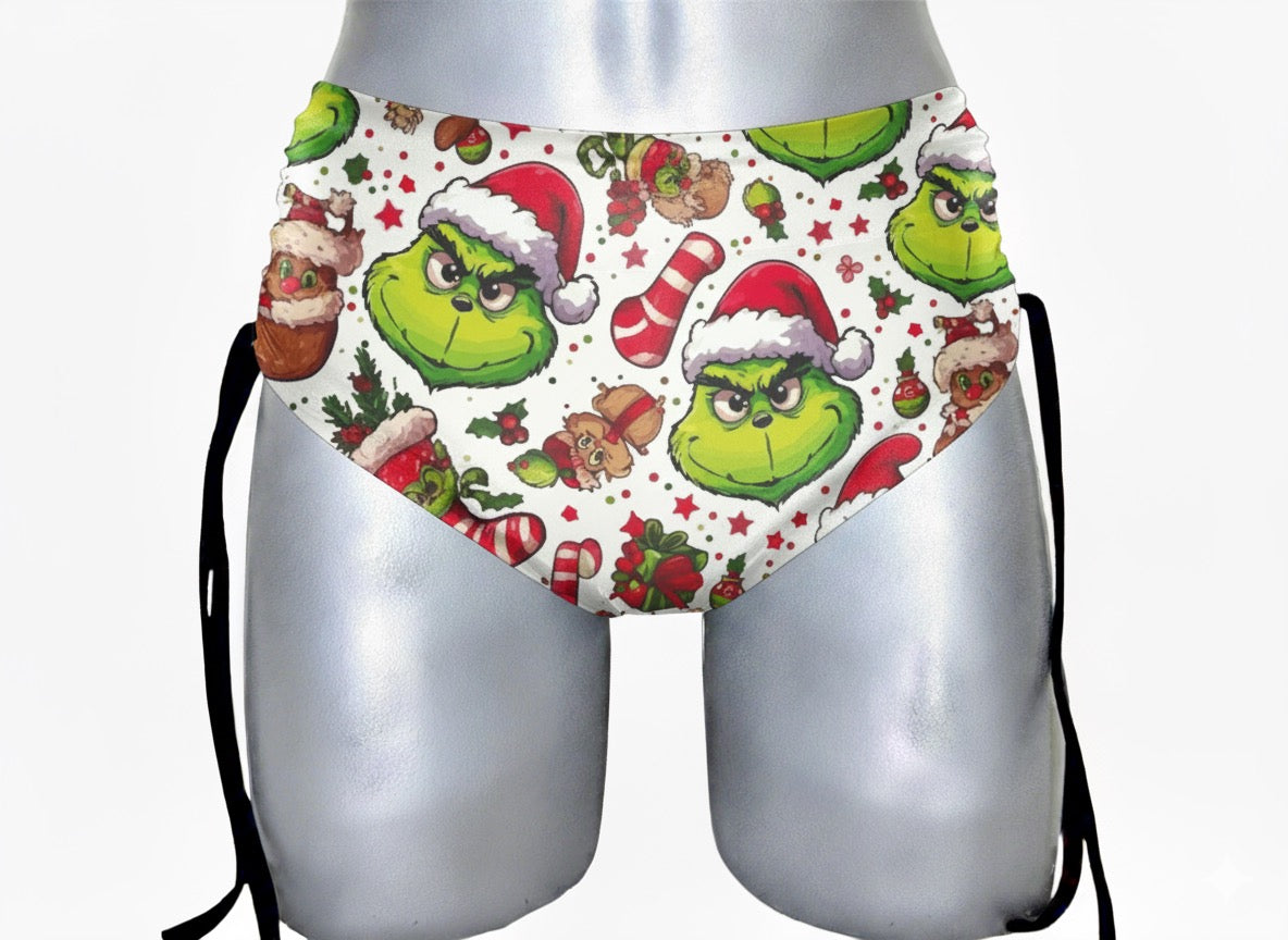 Cachetero jaretas pin-up grinch santa bco.