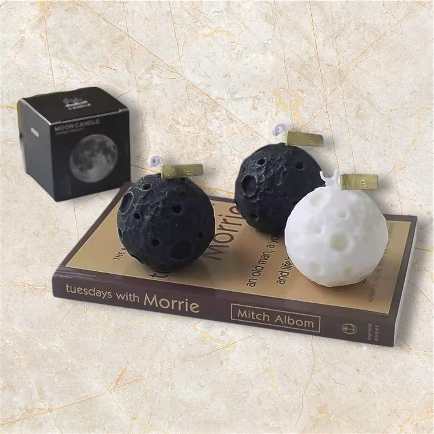 Vela aromática de luna 1pz.