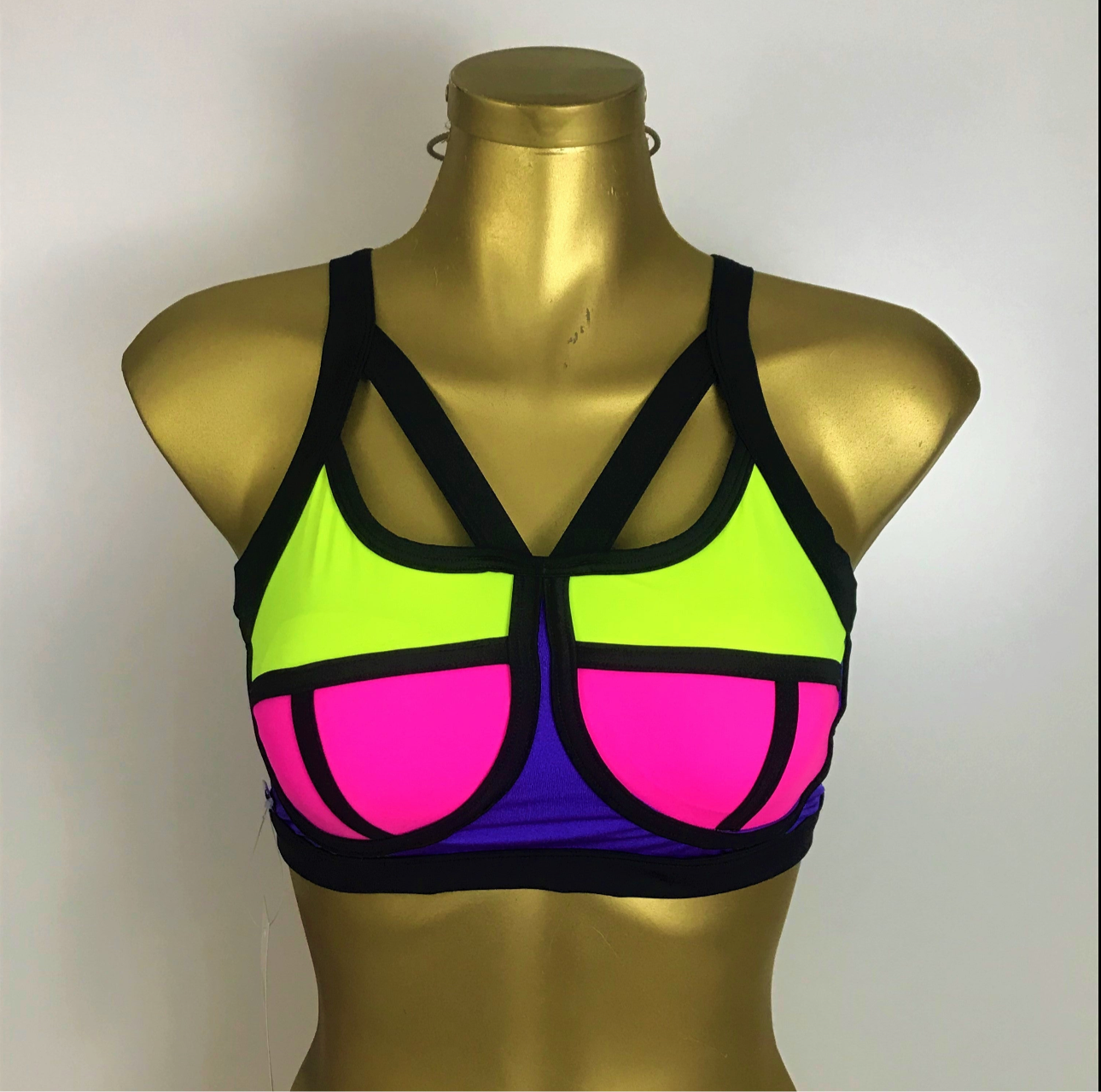 X Pedido Top corset amarillo/rosa/azul
