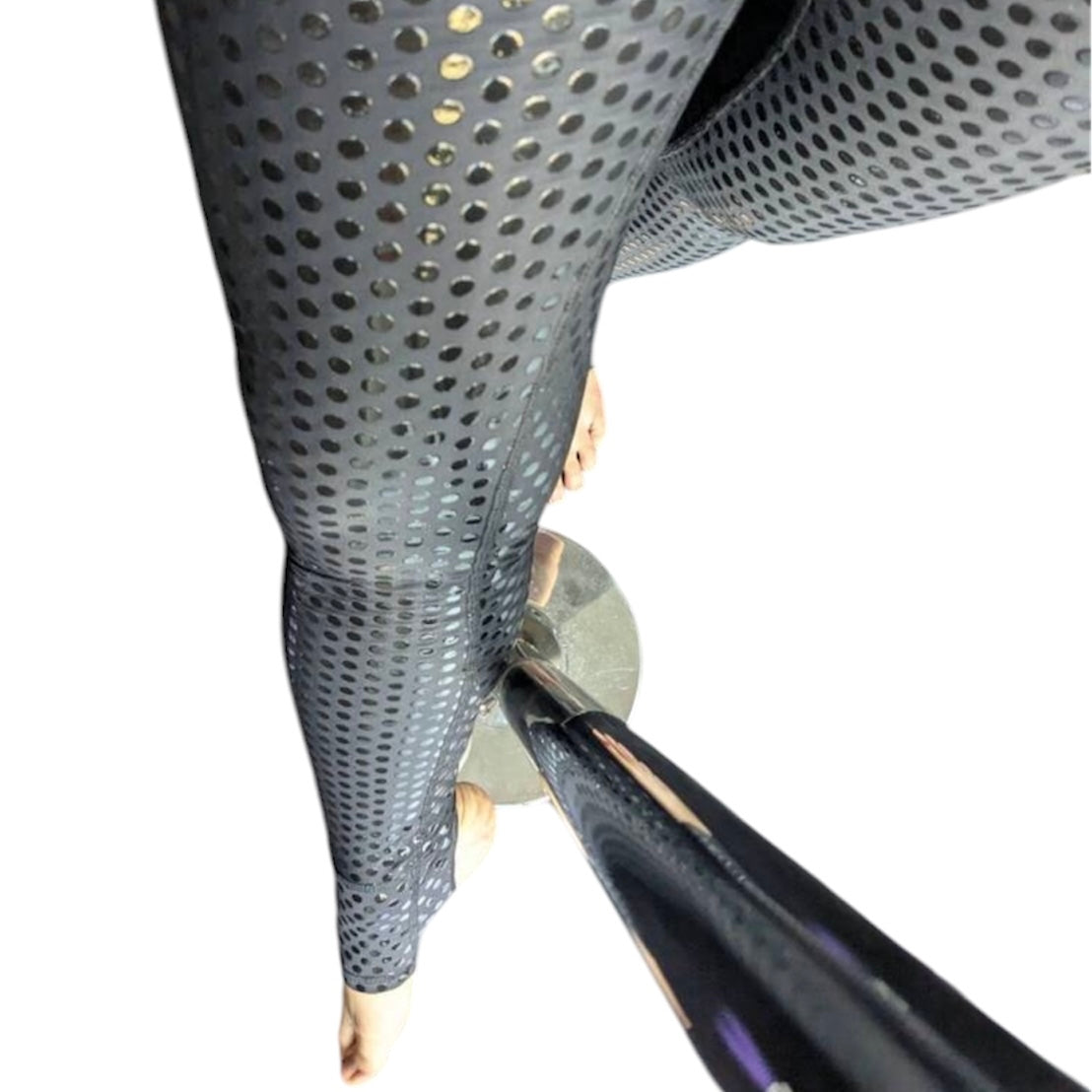 Leggings con grip color negro