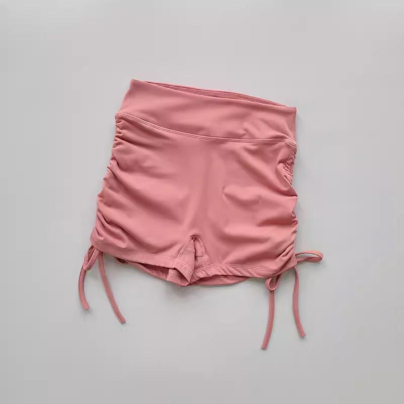 Short jaretas largo cintura super alta