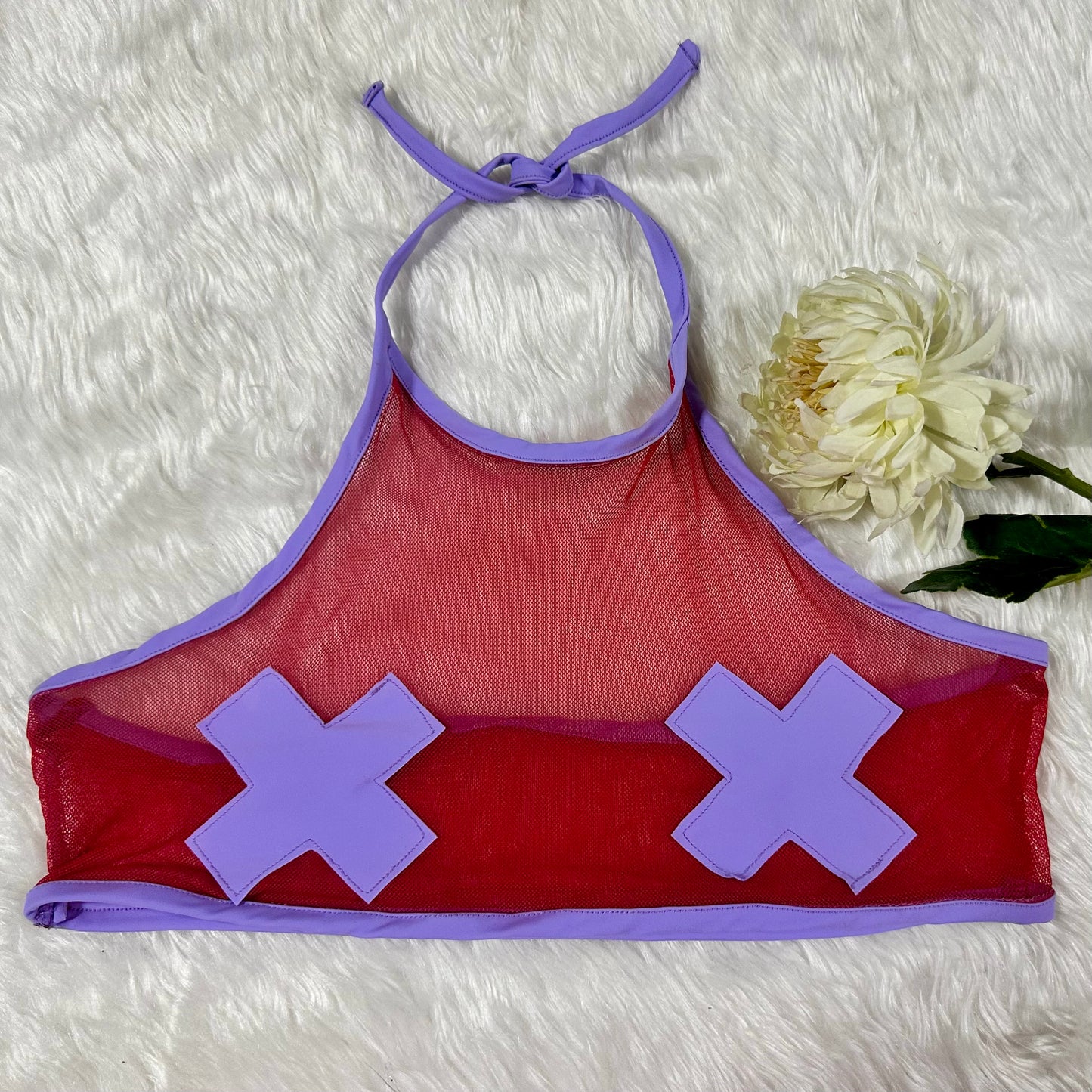 Top pezoneras mesh personalizado
