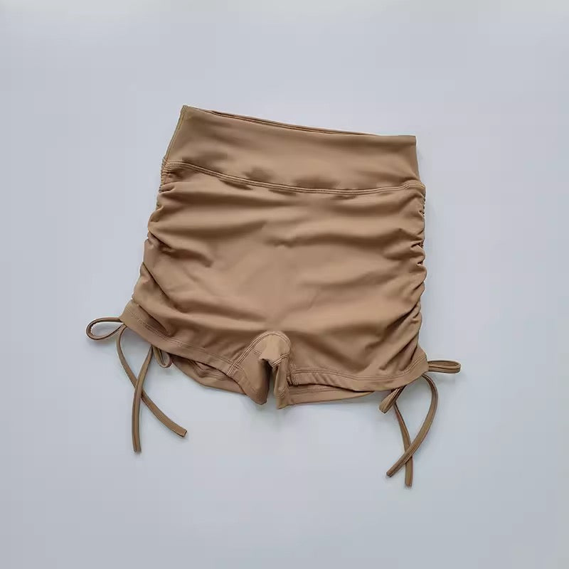Short jaretas largo cintura super alta