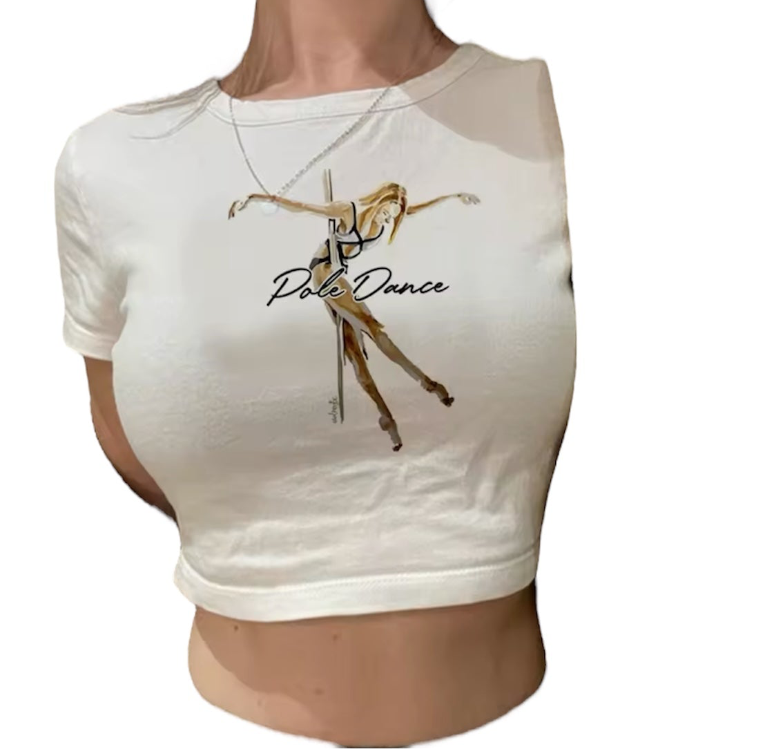 Crop top playeritas de Pole Dance