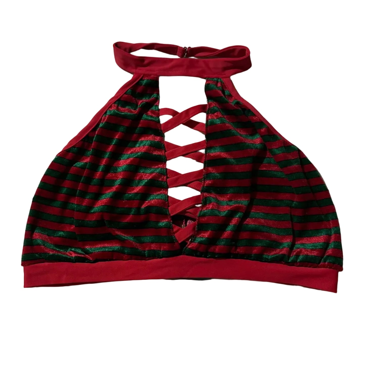 Top rojo verde G