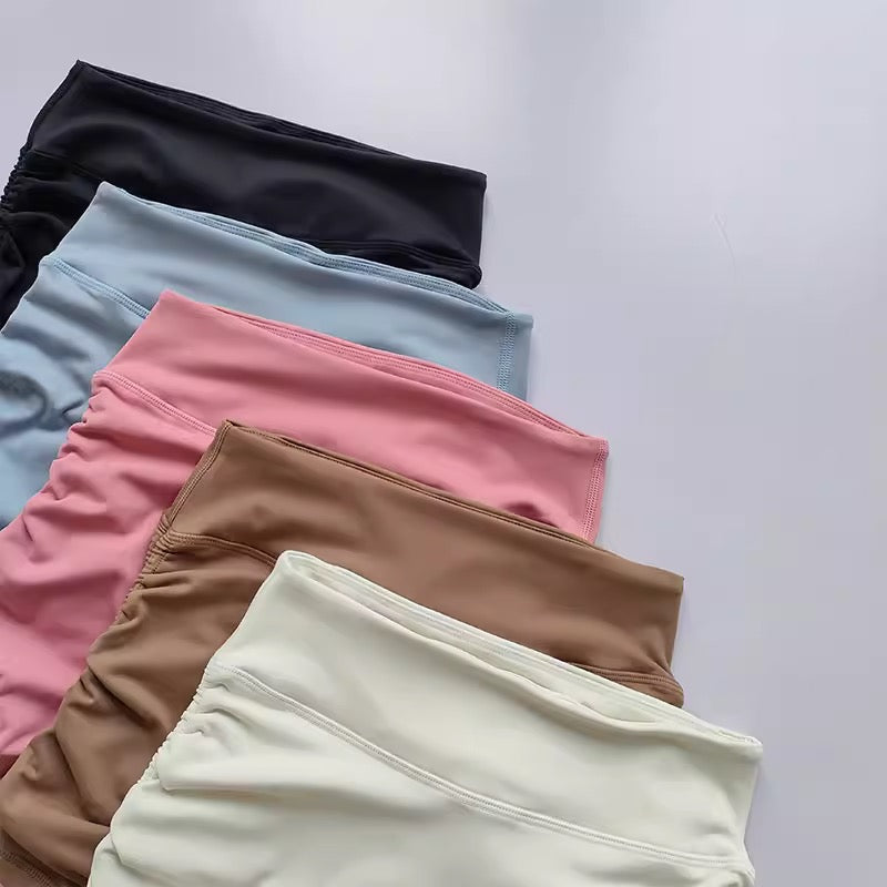 Short jaretas largo cintura super alta