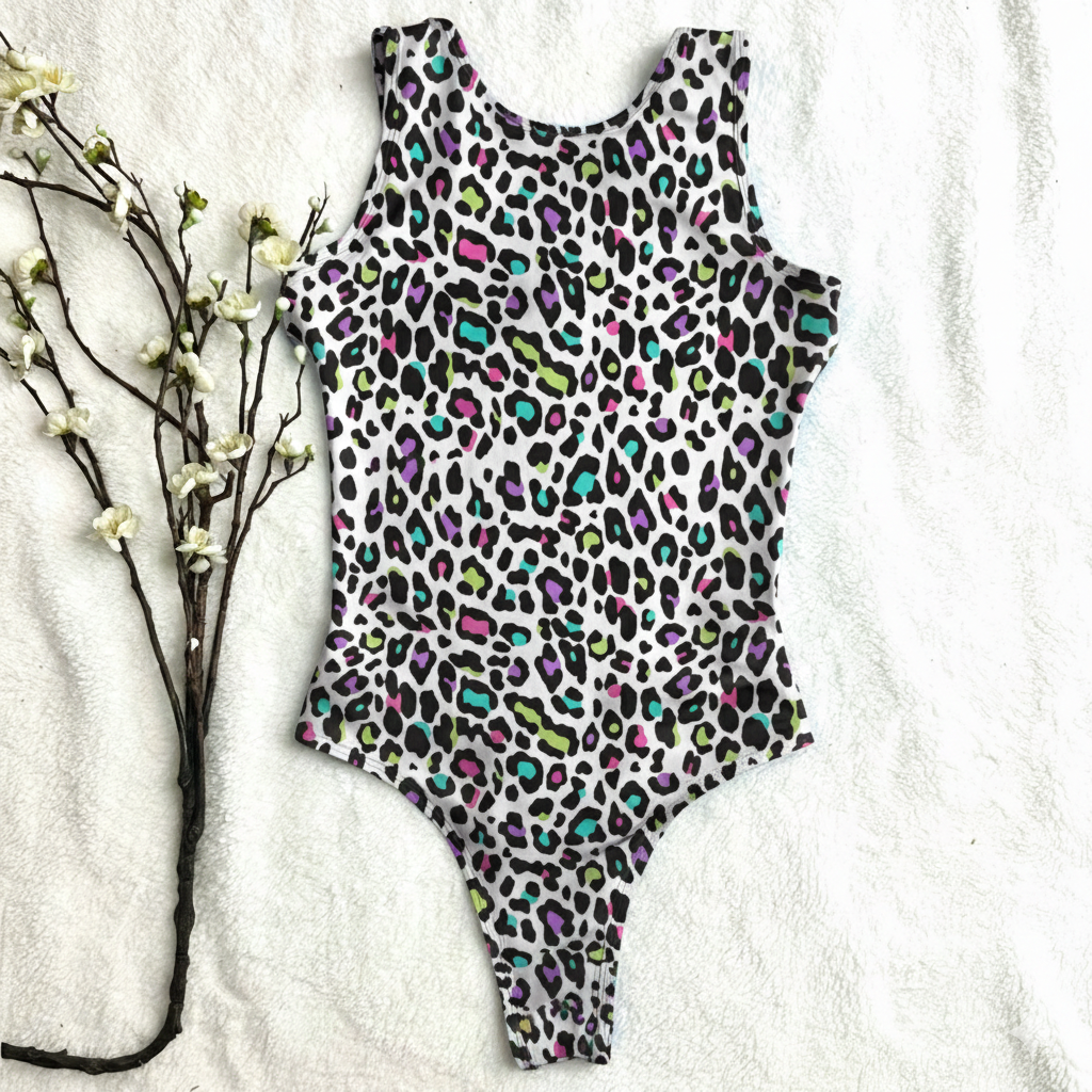 Body Vixen animal print blanco neones