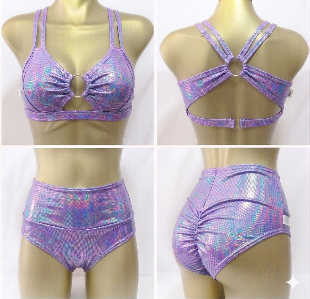Conjunto “Spin Set” Lila holograma