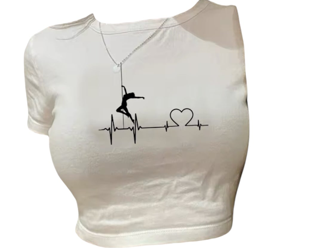 Crop top playeritas de Pole Dance
