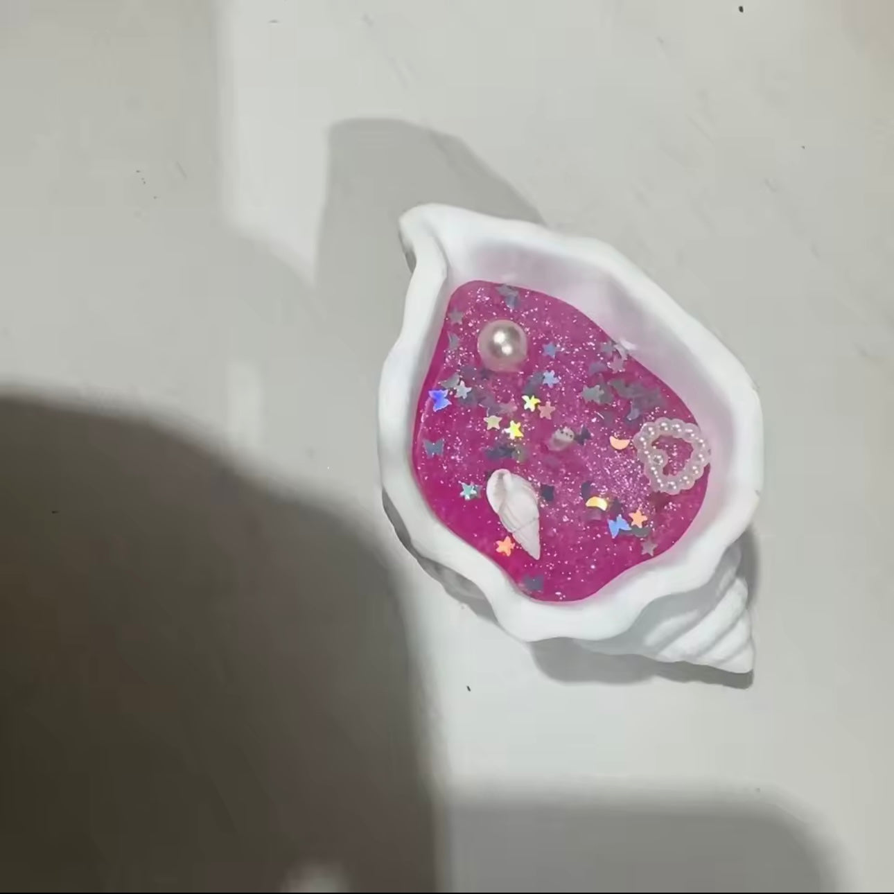 Vela aromática en forma de conchita de mar