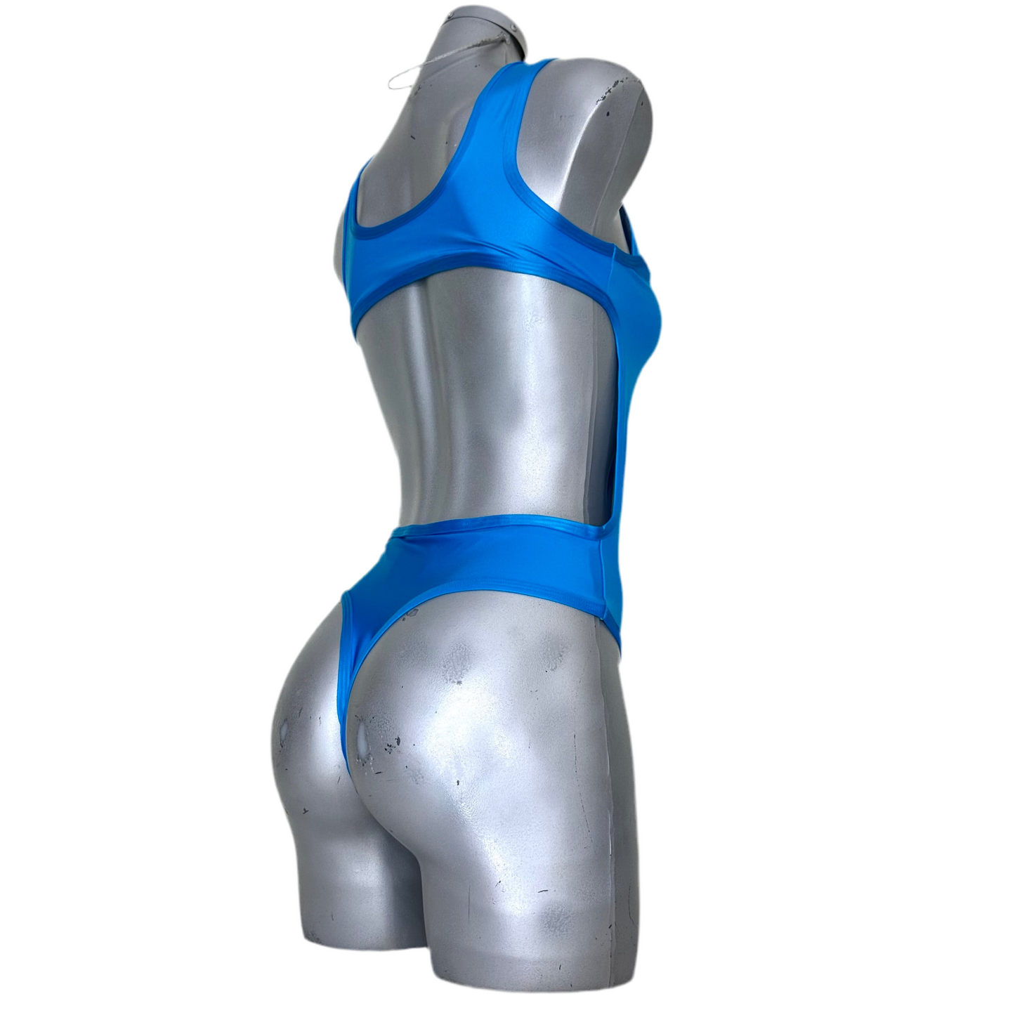 X Pedido Body Vixen azul tipo vinipiel