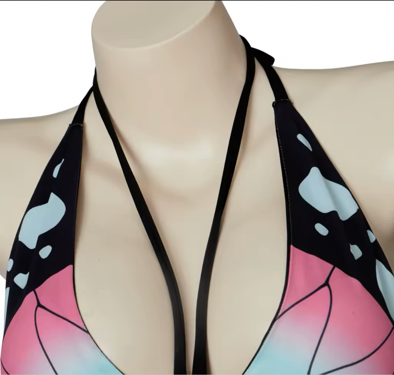 Cosplay shinobu Demon Slayer top, short y capa