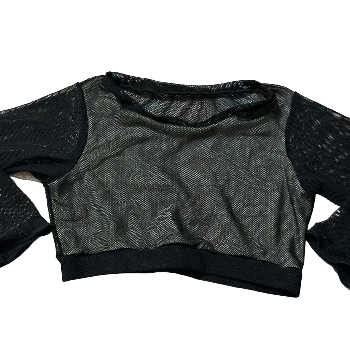 Top nude negro red M