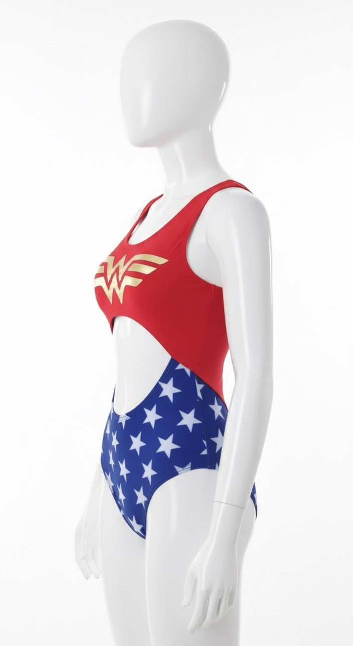 Body mujer maravilla union lateral