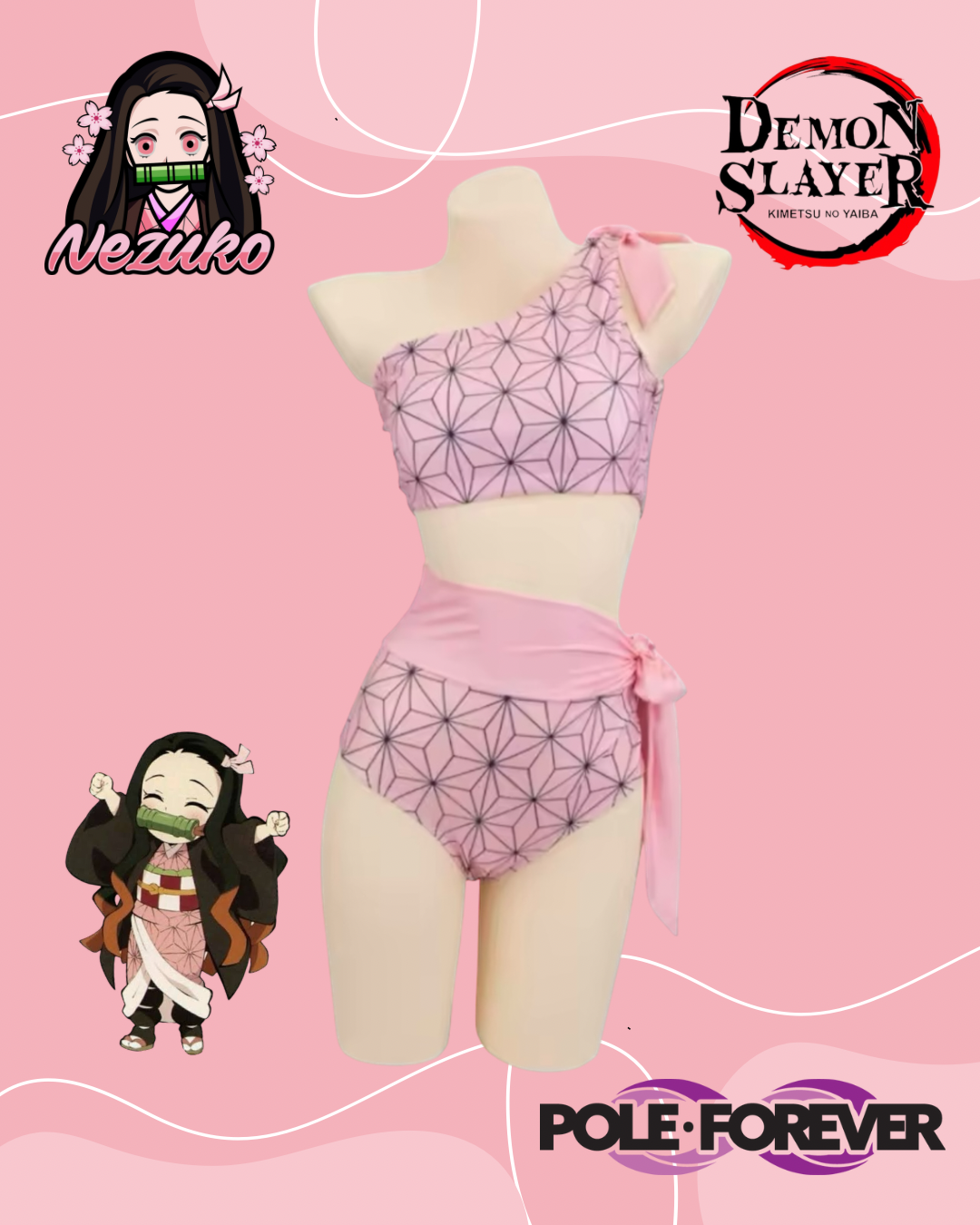 Cosplay Demos Slayer disfraces: nezuko, tanjiro,