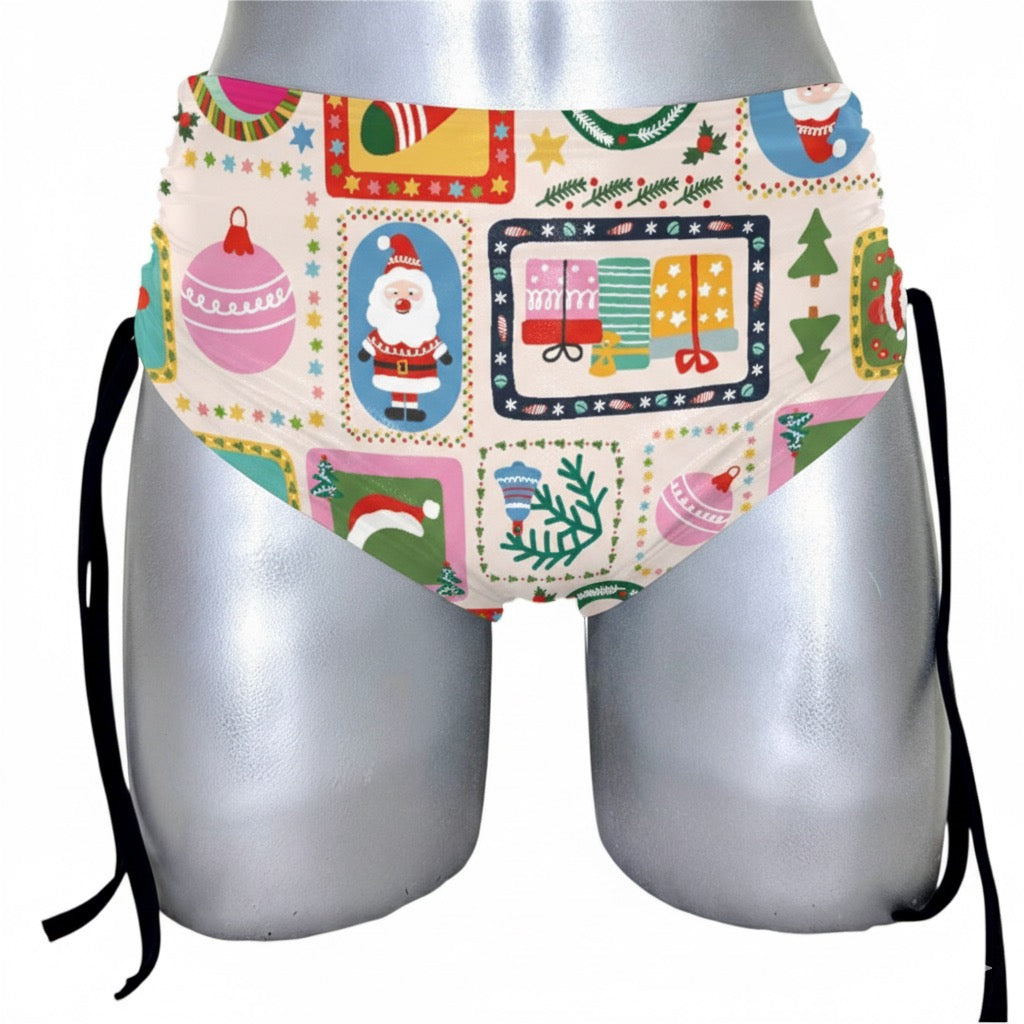 Cachetero jaretas pin-up postales navideñas