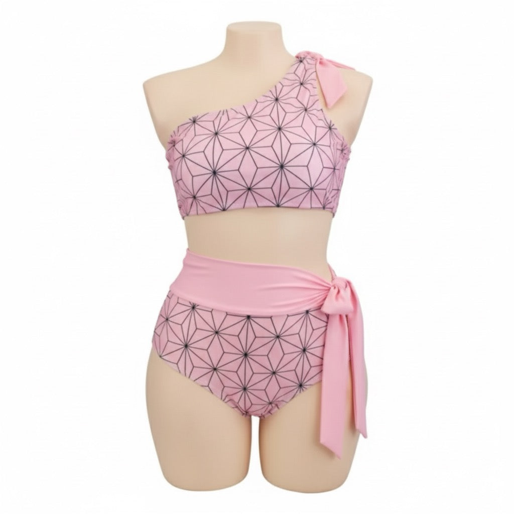 Cosplay conjunto disfraz Nezuko Curvy Plus