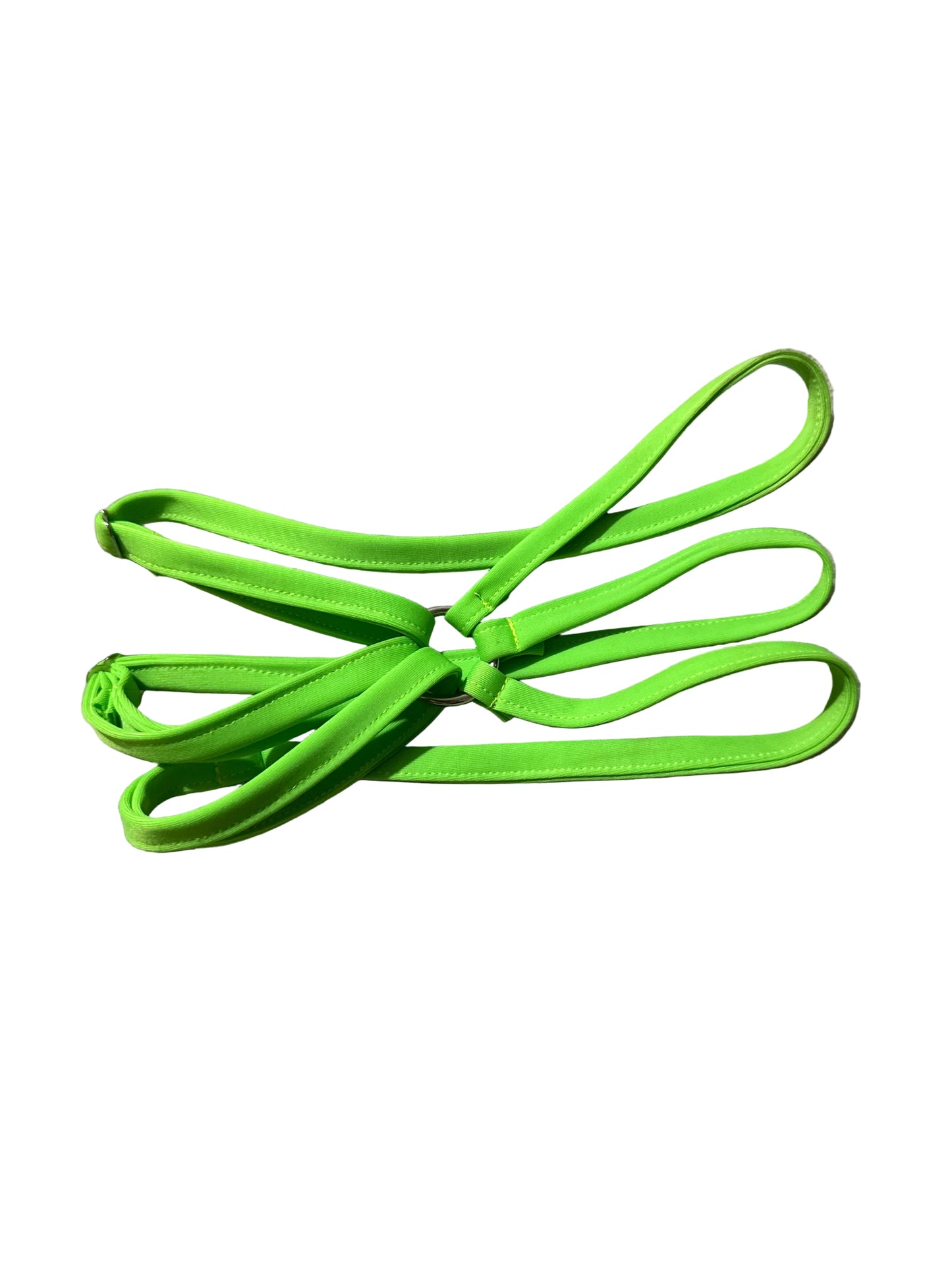 Arnés verde neon de pierna unitalla