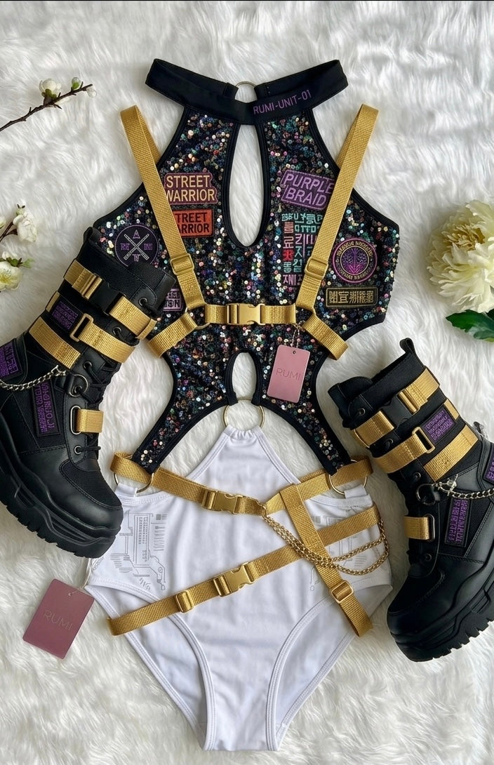 Body Aros Argolla Rumi KPOP inspo. White