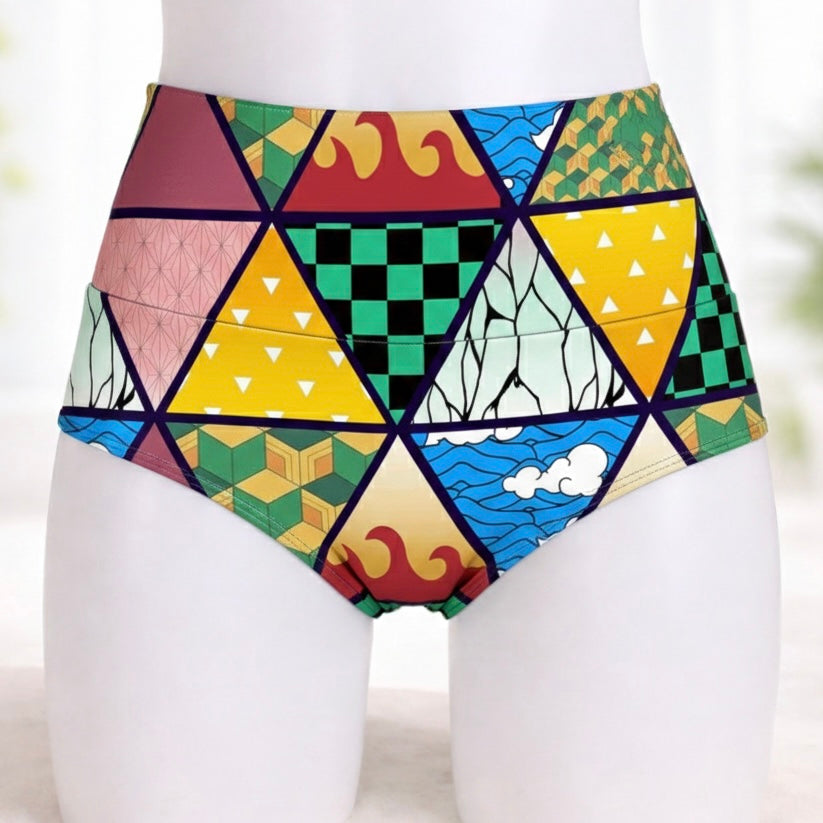 Cachetero sin arnés inspirado en Demon Slayer.