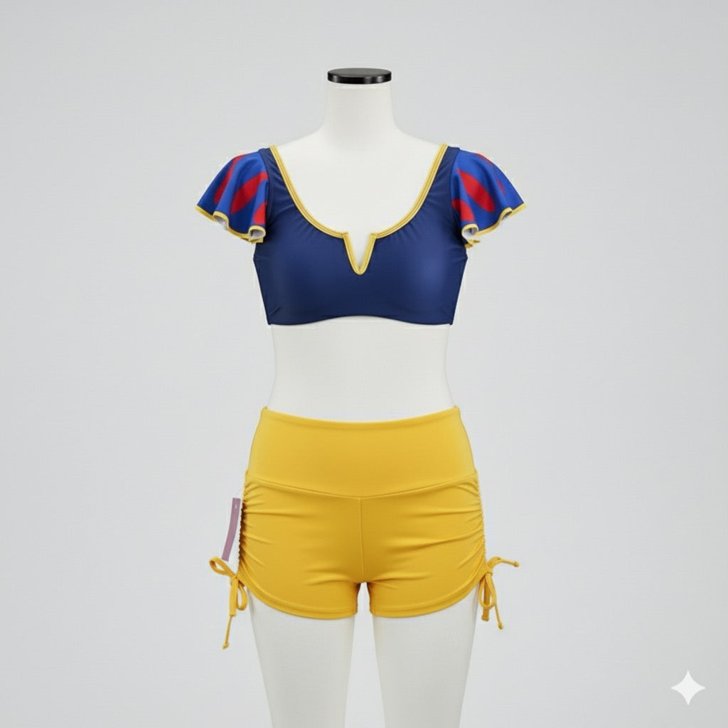 Cosplay conjunto disfraz Blanca nieves curvy plus
