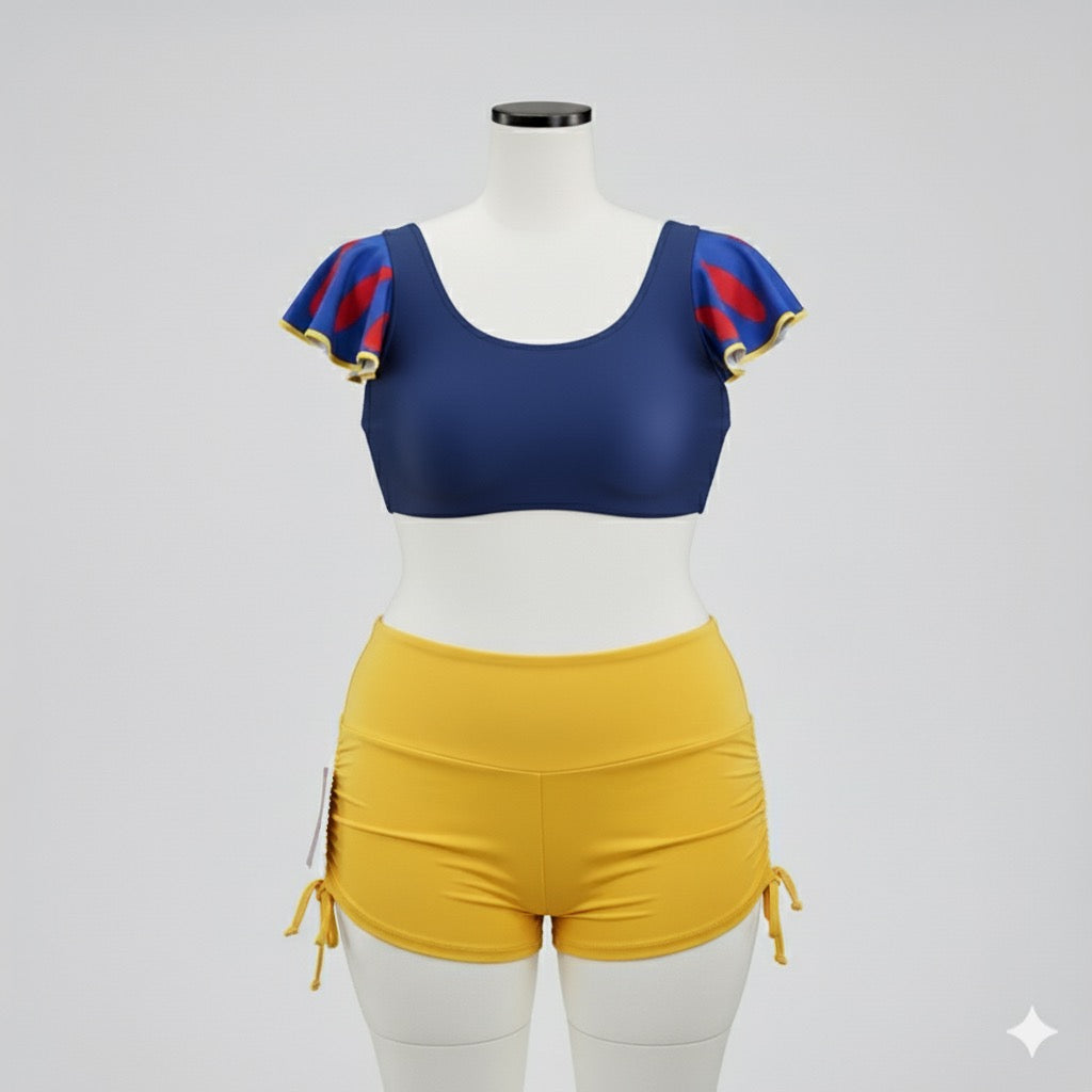 Cosplay conjunto disfraz Blanca nieves curvy plus