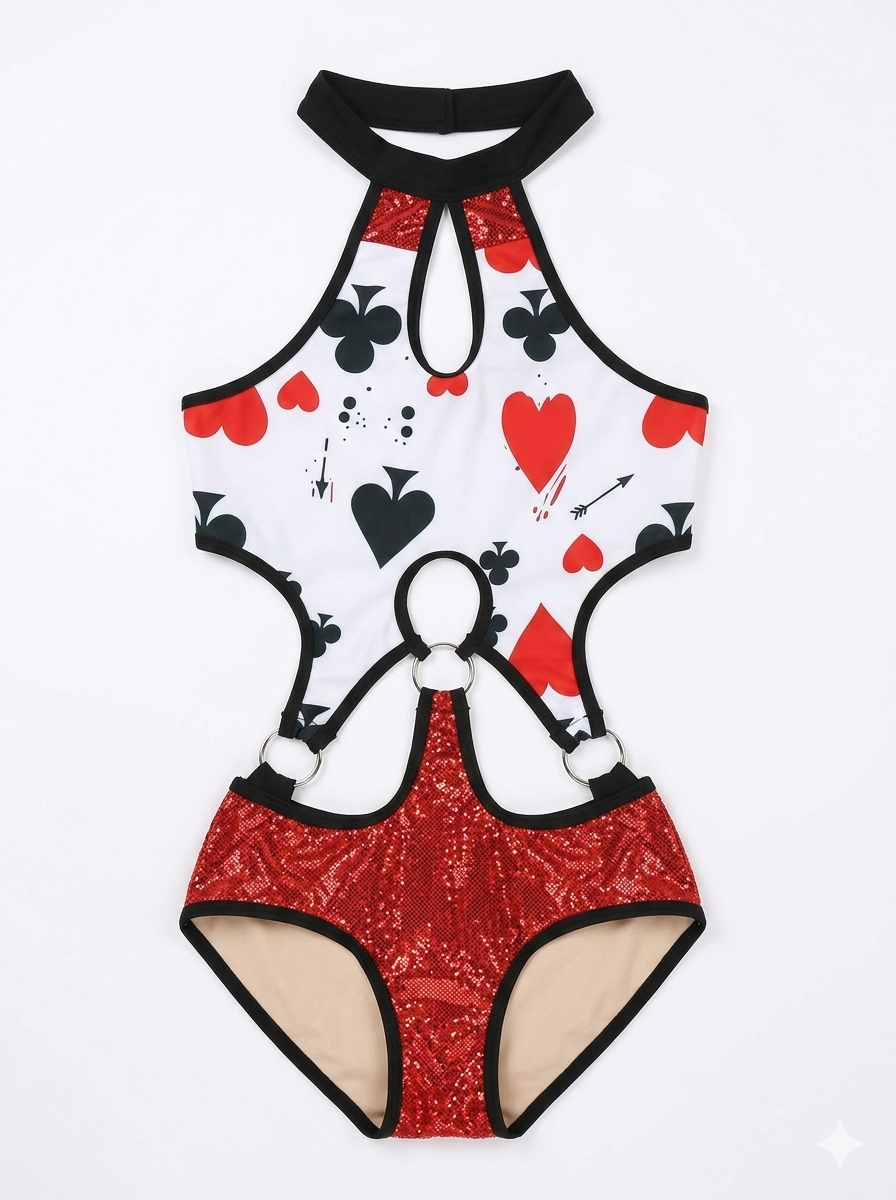 Body aro argolla reina de corazones ♥️ M