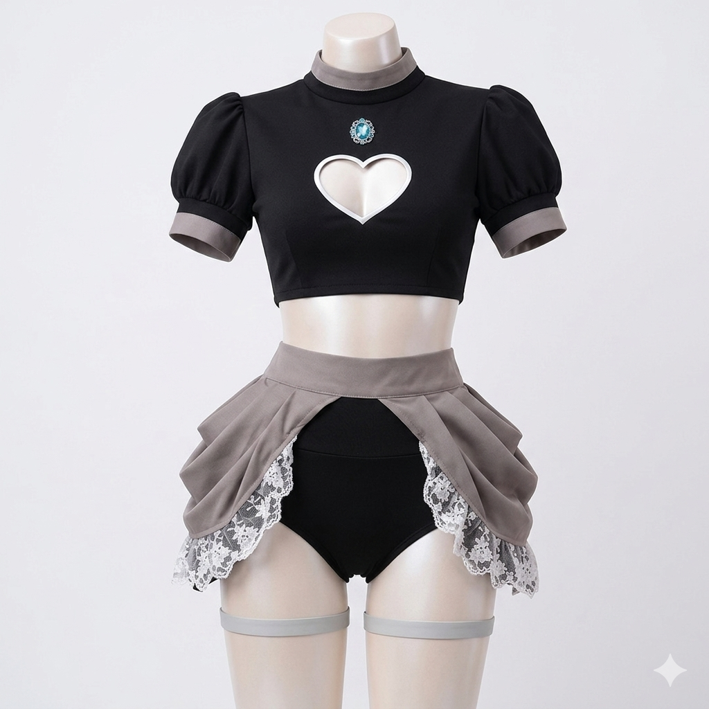 Conjunto hermana princesa 👸 peach Dark Peach Gothica