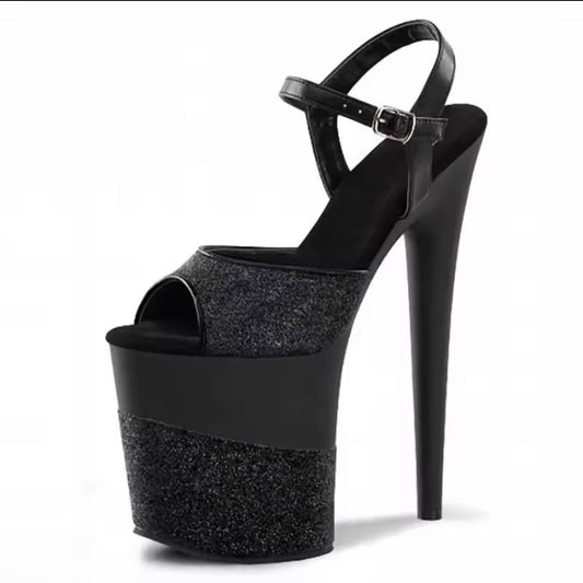 Zapatillas glitter 8”