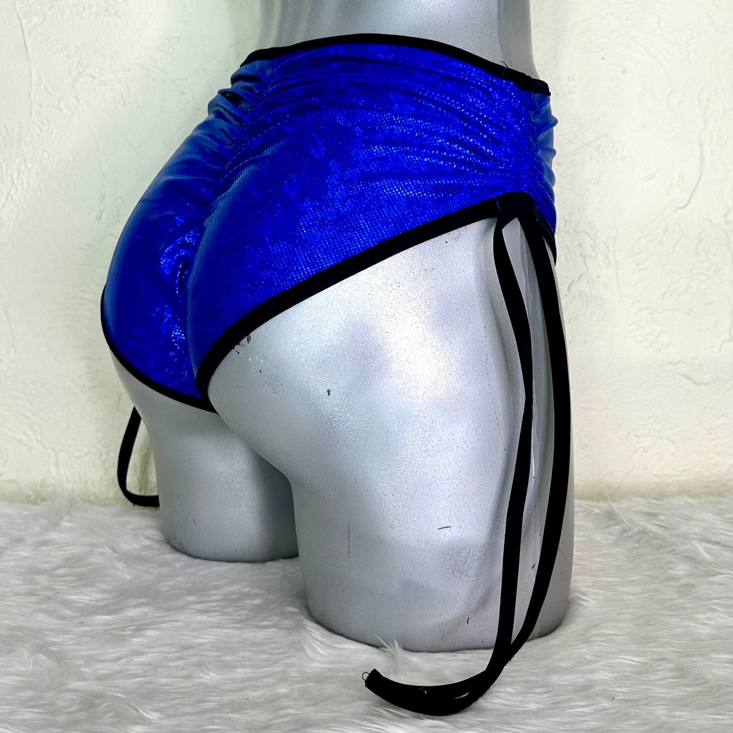 Cachetero jaretas pin-up azul holograma
