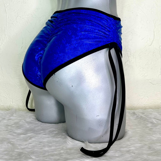 Cachetero jaretas pin-up azul holograma