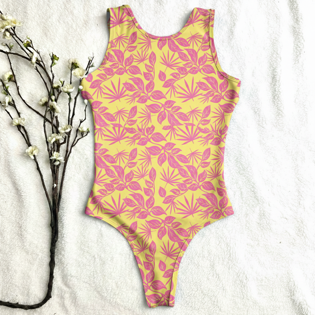 Body Vixen neon jungle amarillo/rosa 🌿