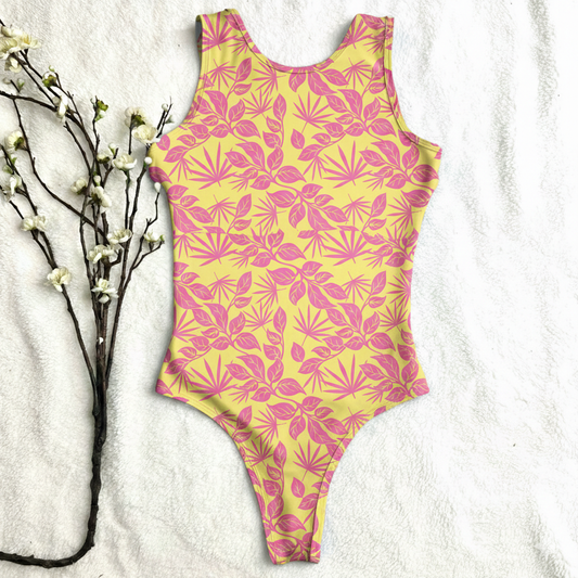 Body Vixen neon jungle amarillo/rosa 🌿