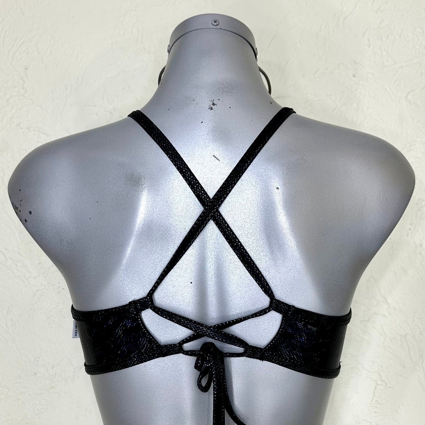 Top jazmin negro holograma
