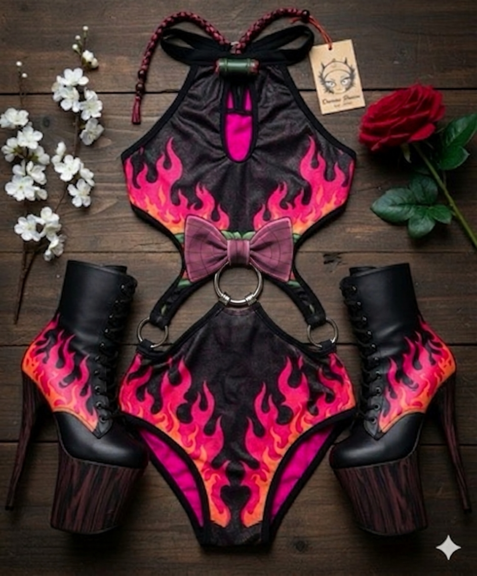 Body Aros Argolla Tanjiro Demon Slayer Inspo.