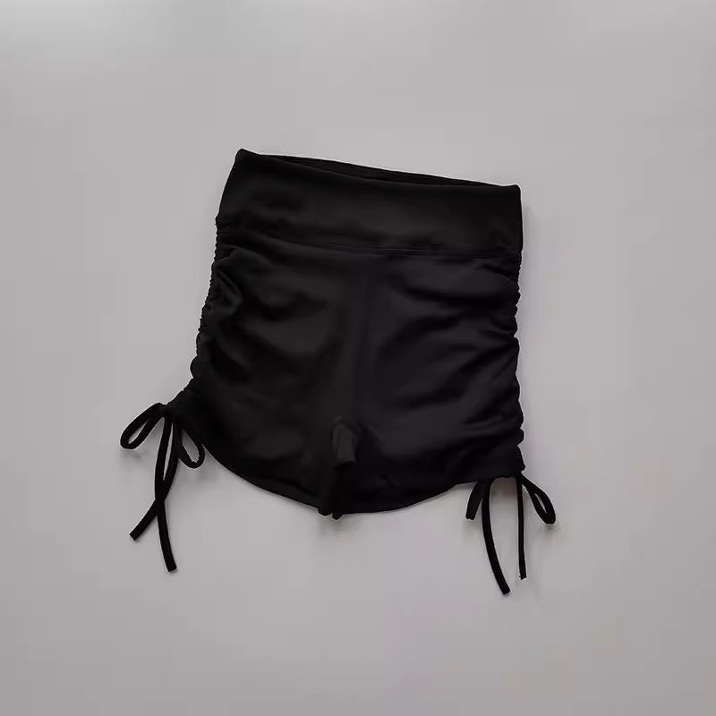 Short jaretas largo cintura super alta